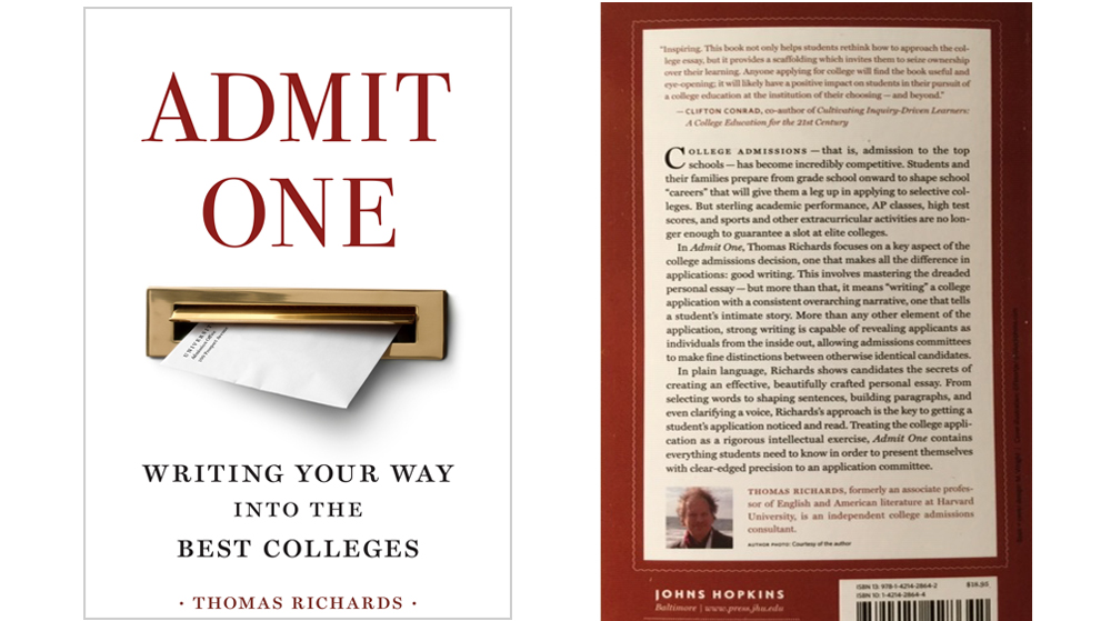 Admit One: Writing Your Way into the Best Colleges